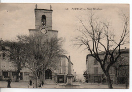 Carte Postale Ancienne Pertuis - Place Mirabeau - Pertuis