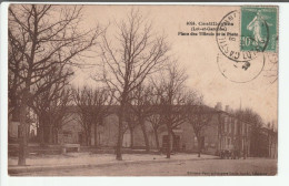 Castillonnès - Place Des Tilleuls Et La Poste - Autres & Non Classés