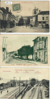 AUBE- LOT DE 6 CARTES- CHAVANGES- ARSONVAL- ST-JULIEN/VILLAS- PRECY S/MARTIN- BLIGNY- PLANCY - Sonstige & Ohne Zuordnung