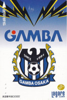 Japan Prepaid Lagare Card 2000 - Football Gamba Osaka Club Logo - Japon