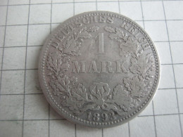 Germany 1 Mark 1893 A - 1 Mark