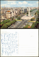 Postcard Buenos Aires Avenida Nueve De Julio (Obelisk) 1967 - Argentine