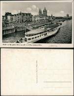 Ansichtskarte Köln Rheindampfer Rheinschiff Frankenwerft 1938 - Koeln