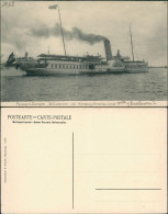 Schiffe Dampfer Steamer Wilkommen" Der Hamburg-Amerika Linie Cuxhaven, "- 1906 - Dampfer