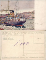 Postcard Wladiwostok Владивосток Hafen Dampfer 1924 - Russland