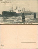 Schnellpostdampfer Hamburg-Amerika L. Deutschland Schiffe Dampfer Steamer 1913 - Steamers