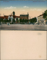 Ansichtskarte Mönchengladbach Königsplatz Mit Bismarckstraße 1916 - Moenchengladbach