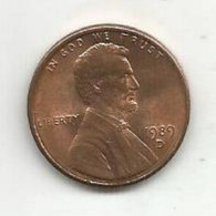 U.S.A. 1 CENT 1989 (D) - 1959-…: Lincoln, Memorial Reverse