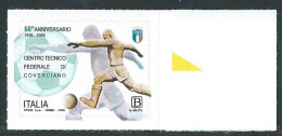 Italia, Italy, Italie, Italien 2018; Centro Tecnico Federale Della Federazione Italiana Giuoco Calcio A Coverciano,bordo - Unused Stamps