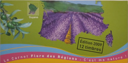 Le Carnet Flore Des Régions 12 Timbres YT BC 303 - Booklets