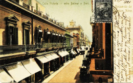 2045 - Argentine - BUENOS  AIRES -  CALLE  VICTORIA  Entre Bolivar Y Perd  -   Tres Rare !!!    CIRCULEE 1906 - Argentine