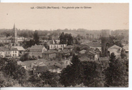 Carte Postale Ancienne Chalus - Vue Générale Prise Du Château - Chalus