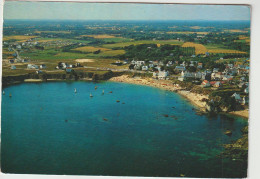 LE POULDU  LA PLAGE DES GRANDS SABLES ET LES HOTELS - Le Pouldu