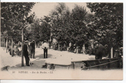 Carte Postale Ancienne Vittel - Jeu De Boules - Sports Et Loisirs - Vittel