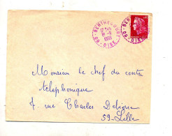 Lettre Cachet Berthecourt - Handstempel