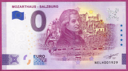 0-Euro NELH 2023-5 MOZARTHAUS - SALZBURG - Private Proofs / Unofficial