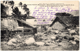 FRANCE Martinique Basse-Pointe - Catastrophe De 1902 - Maisons Ensevelies - - Autres & Non Classés