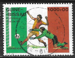 GUINE BISSAU – 1989 World Football Championship 1000P00 Used Stamp - Guinea-Bissau