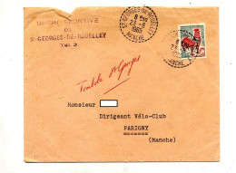 Lettre Cachet Saint Georges De Rouelley - Manual Postmarks