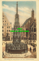 R619764 Nurnberg. Der Schone Brunnen Nach Seiner Wiederherstellung. 1641. Herman - World