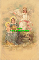 R619768 Angel. St. Mary And Baby Jesus. Greeting Card. 1903 - World