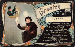 Putten Groeten Uit Fantasiekaart Oud 1917 C3158 - Putten