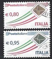 Italia 2014 Posta Italiana Serie Ordinaria: € 0,80 + € 0,95; Serie Completa, Usata. - 2011-20: Usados
