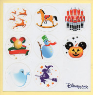 Disneyland Paris / Halloween / Planche De 8 Autocollants / Sticker (voir Scan Recto/verso) - Adesivi