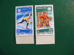 SAINT PIERRE ET MIQUELON YVERT POSTE AERIENNE N° 40/41 NEUFS** LUXE - MNH -  COTE 25,30 EUROS - Ongebruikt