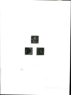 DPAG Special Blackprint Print A4 Size - German States Bavaria First German Stamps - Varietà E Curiosità