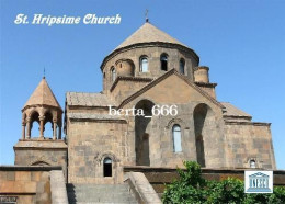 Armenia Saint Hripsime Church UNESCO New Postcard - Armenië