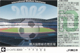 Japan Prepaid JR Card 3000 - World Cup 2002 Stadium Yokohama Football - Giappone