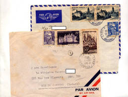 Lettre  Cachet Lyon  Sur Arbois Caen Chambord Chiffre 2 - Manual Postmarks