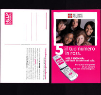 (A6) 5-Il Tuo Numero In Rosa, Help Donna, Reg. Piemonte (1cart.f-r) - Advertising
