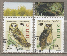 LITHUANIA 2004 Birds Owls MI 857-858 Used(o) #Lt811 - Litouwen