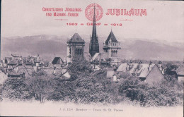 Genève, Tours De St Pierre, Christlicher Jünglings-und Männer-Verein, JUBILÄUM 1863-1913 (1296) - Altri & Non Classificati