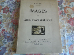 LIEGE +WALLONIE: IMAGES DE MON PAYS WALLON DE MICHEL BODEUX DEDICASE  AVEC DESSINS D'ALFRED MARTIN -EXPAIRE N° 393/500- - Belgium