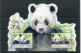 Pitcairn - Block Nr. 52 - "Intern. Briefmakenausstellung HONG KONG / Panda" ** / MNH (aus Dem Jahr 2009) - Islas De Pitcairn