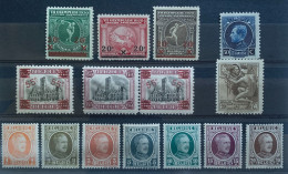 België, 1921-22, Nr 184/196, Mooie Kwaliteit, Postfris**, OBP 34€ - Unused Stamps