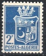 Année 1942-N°179 Neuf**MNH : Armoiries Oran (2f.bleu) - Neufs