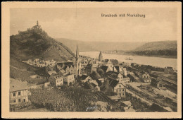 BRAUBACH Mit MARKSBURG 1909 "Der Rhin" Überblick - Braubach