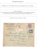 TP 197 Albert Houyoux - 211 S/L. Ed.Levaux Constructeur Expédié En Recommandé Obl. Dison 25/11/24 > Militaire Tervueren - Cartas & Documentos