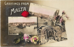 MALTE.  GREETINGS FROM MALTA - Malta