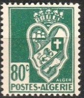 Année 1942-N°189 Neuf**MNH : Armoiries De Villes : Alger - Nuovi