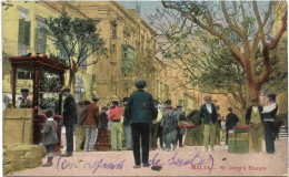 MALTE.  ST JOHN S SQUARE.  CARTE ECRITE - Malte