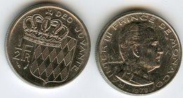 Monaco 1/2 Franc 1978 GAD 149 KM 145 - 1960-2001 Francos Nuevos