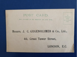 J C Gugenheirmer . London. - Pubblicitari