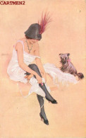 RAPHAEL KIRCHNER " RIQUETTE ET SON CHIEN " ILLUSTRATEUR ART DECO ILLUSTRATOR - Kirchner, Raphael