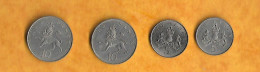 LOT 4 PIECES  - 2  De 5 NEW  PENCE - 2 De 10 NEW  PENCE 1968 à 1971 - Autres & Non Classés