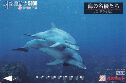 Japan Prepaid  SF Card 5000 - Underwater Dolphins - Japan